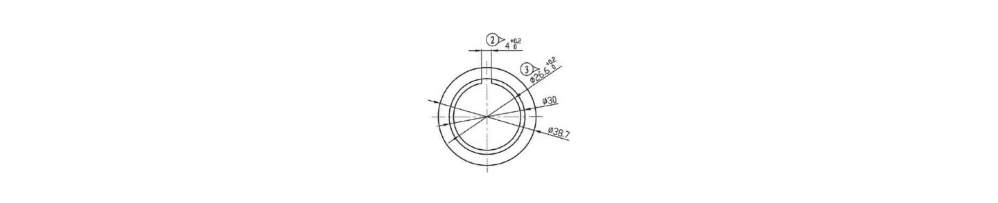 CORONA 38MM OJIVA RE BATTERY PARA MOTOR Ø 25, 28