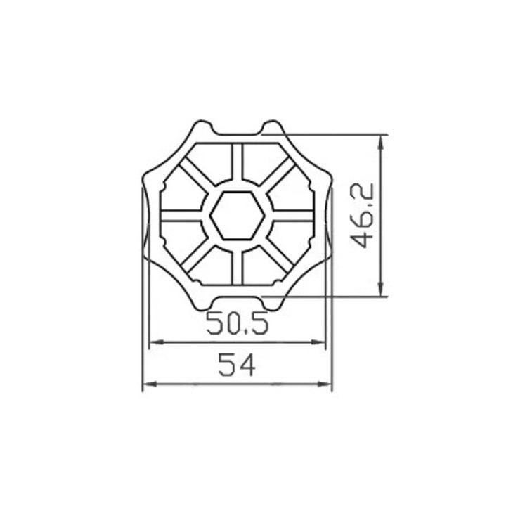 POLEA 60 RIZADO