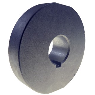 POLEA 100 REDONDA PARA MOTOR Ø 55/59