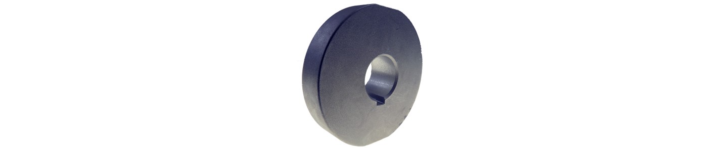 POLEA 100 REDONDA PARA MOTOR Ø 55/59