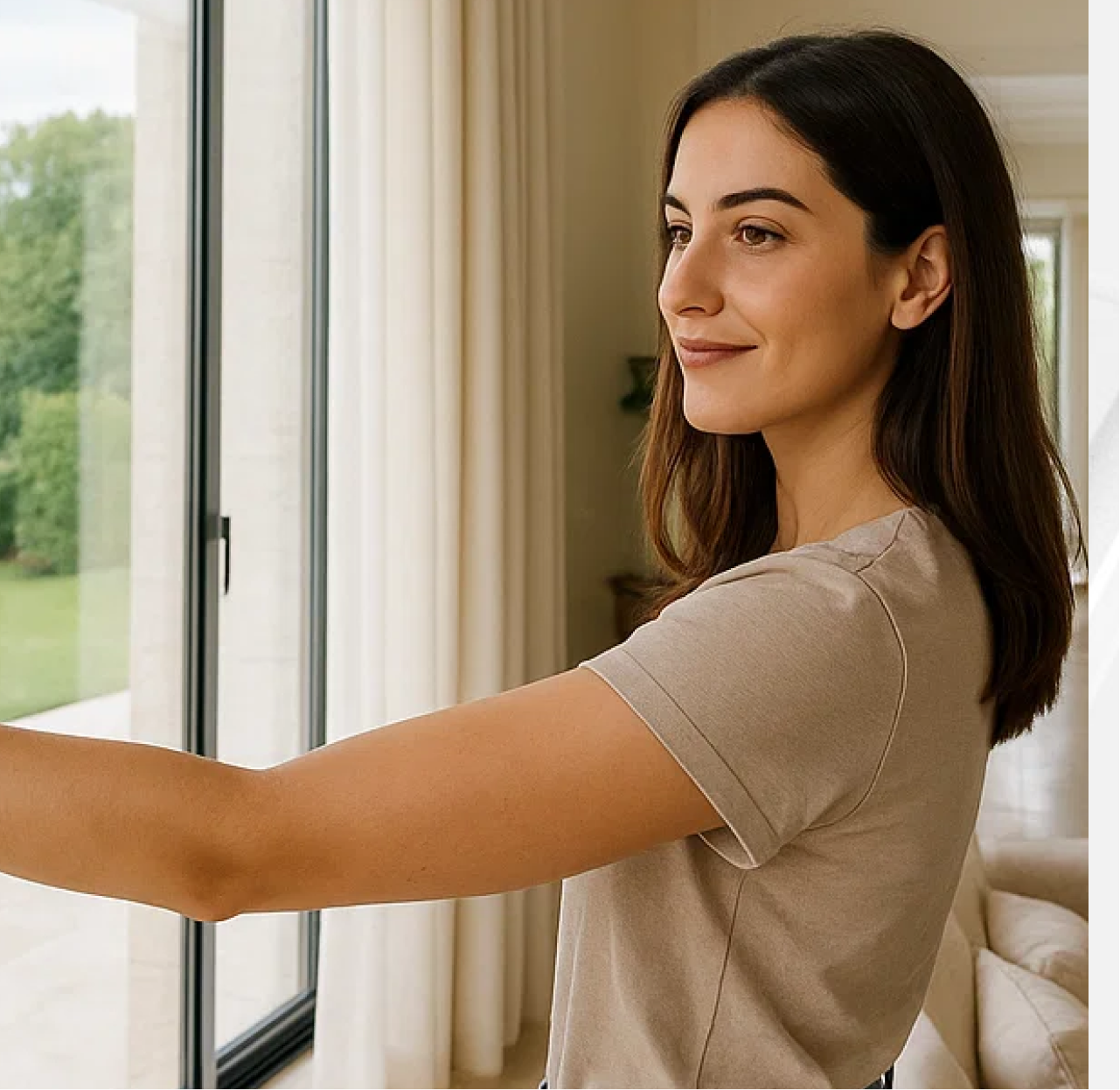 Automatización elegante para cortinas tradicionales