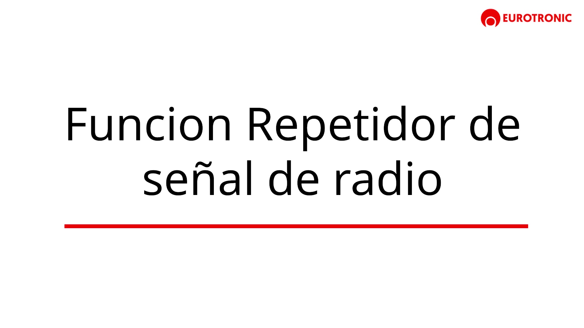 Función repetidor de señal de radio persiana