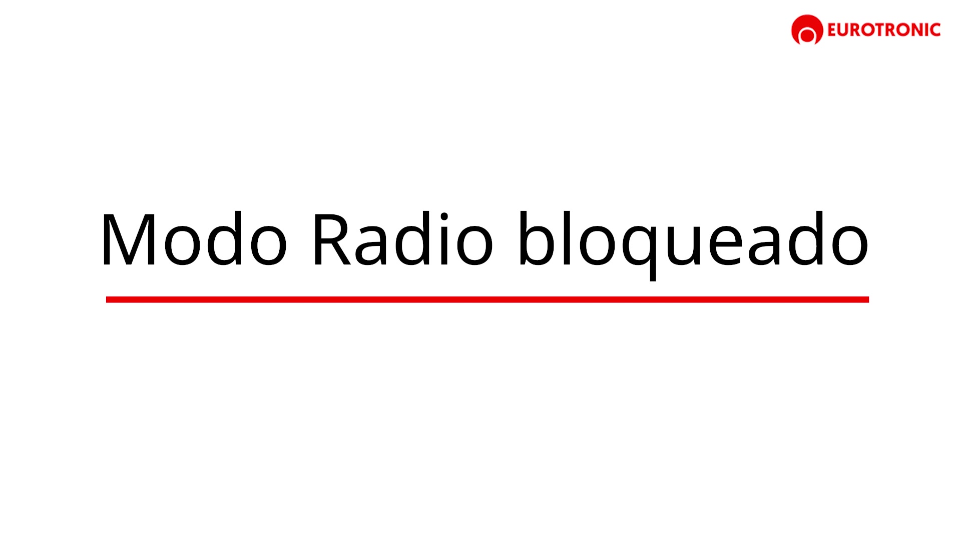 Modo bloqueo de radio WiFi