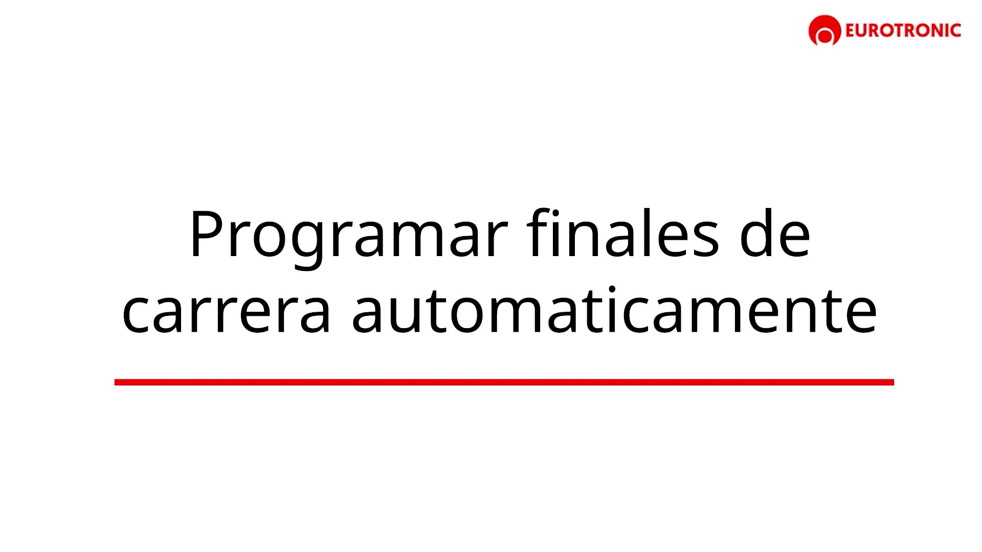 Programar final de carrera superior e inferior automático